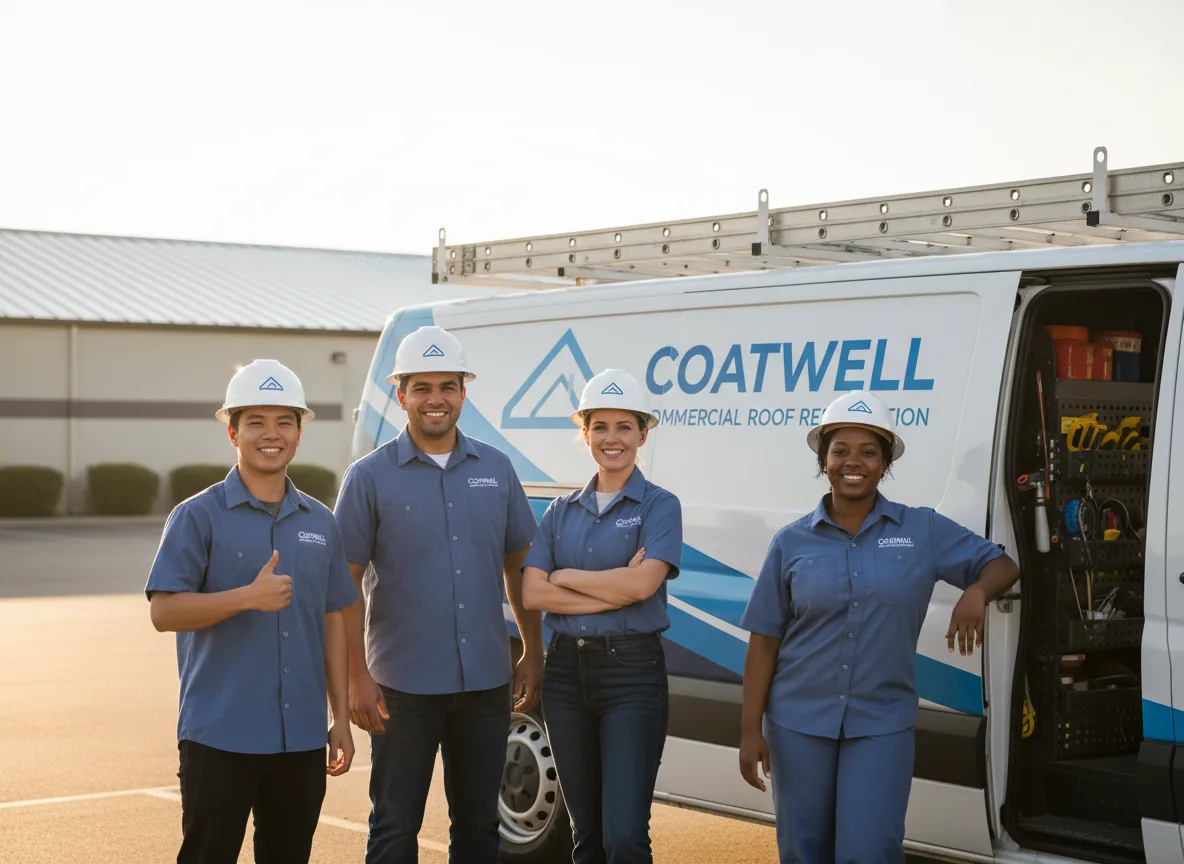 Commercial roof coating company in Bruin, PA